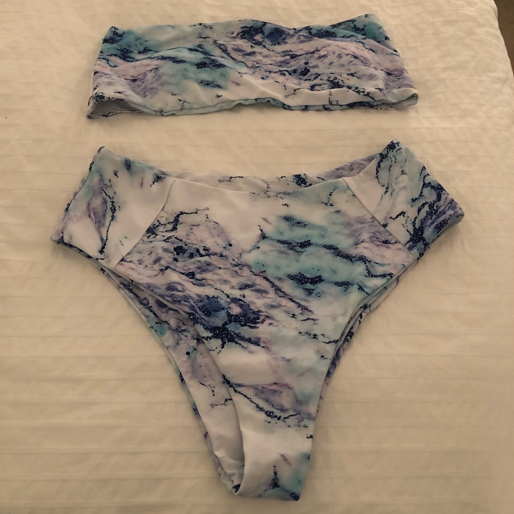 Zaful stapless high waisted swimsuit
